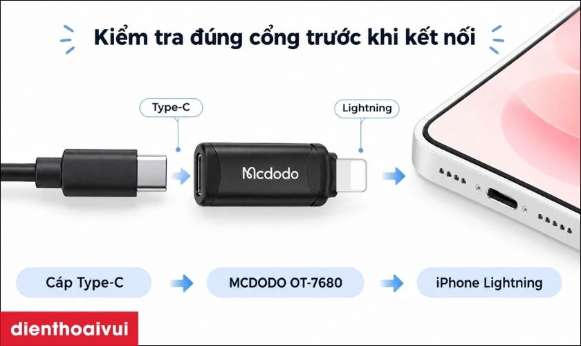Những lưu &yacute; cần biết để sử dụng đầu chuyển MCDODO OT-7680 ổn định