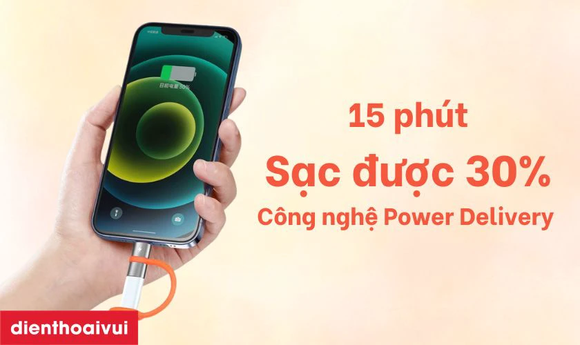 Đầu chuyển sạc nhanh MCDODO USB-C to Lightning PD 36W OT-0510