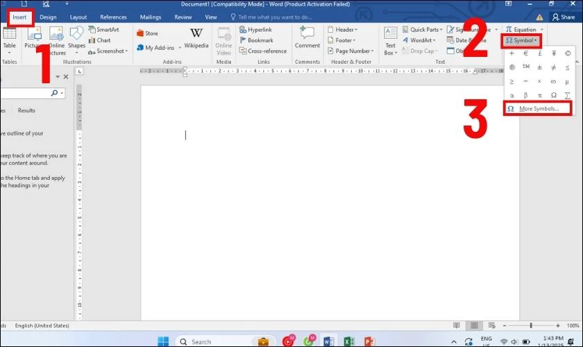 C&aacute;ch g&otilde; dấu cộng trừ trong Word nhanh ch&oacute;ng