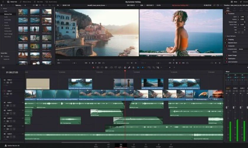 Ưu điểm của phần mềm Davinci Resolve l&agrave; g&igrave;
