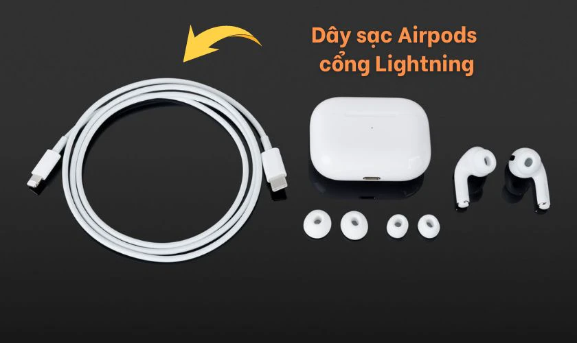 D&acirc;y sạc Airpods c&oacute; sạc được iPhone kh&ocirc;ng