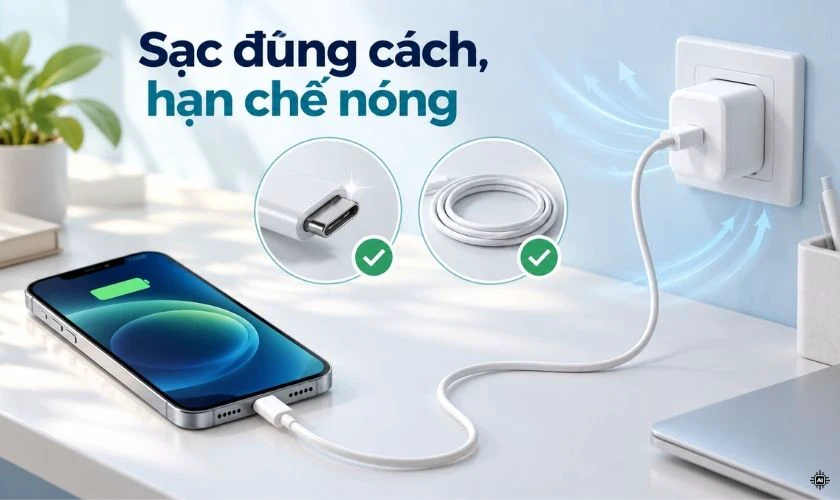 Cách phòng tránh dây sạc bị nóng khi sử dụng