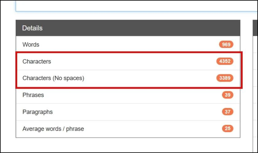 Đếm k&yacute; tự tr&ecirc;n Word Counter 360