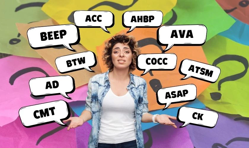 Các từ viết tắt trên Facebook được sử dụng rộng rãi