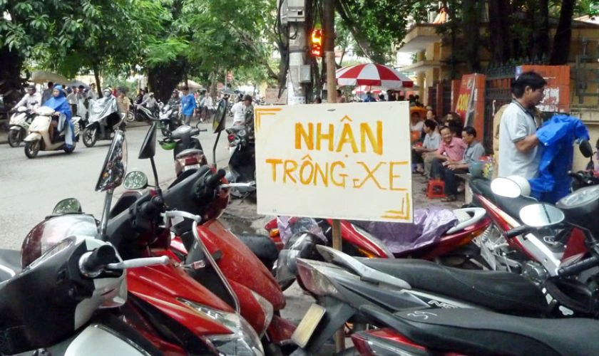 Chủ động phương tiện di chuyển và địa điểm gửi xe