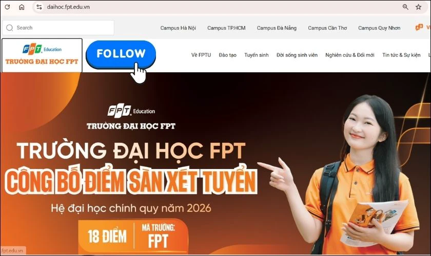 Những lưu ý khi tra cứu điểm chuẩn Đại học FPT 2026