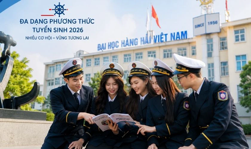 Các phương thức xét tuyển của trường Đại học Hàng Hải Việt Nam 2026