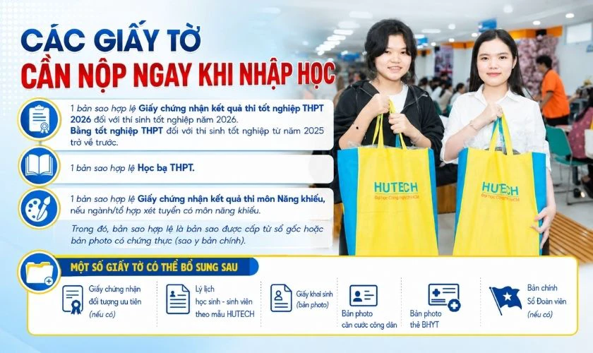 Chuẩn bị hồ sơ nhập học