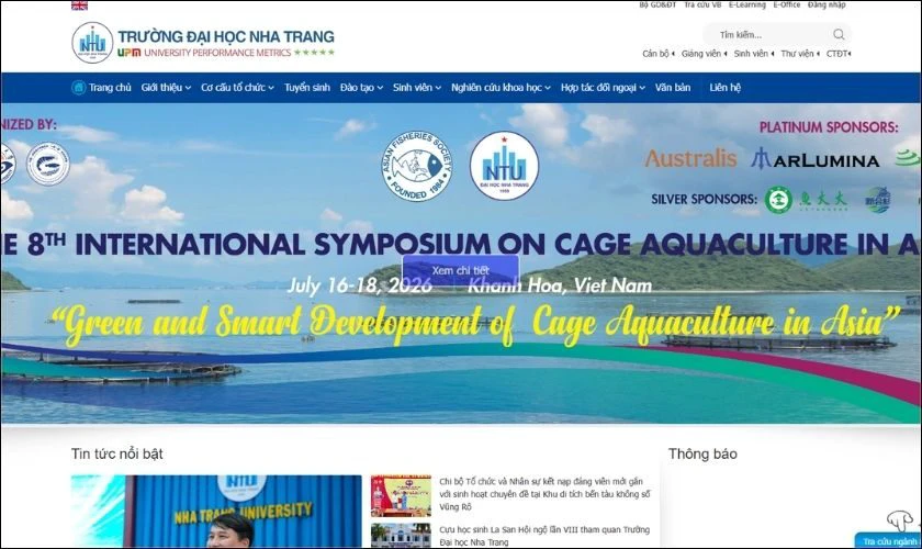 Điểm chuẩn Đại học Nha Trang các năm gần đây