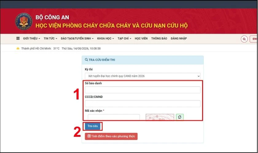 Kiểm tra lại toàn bộ thông tin