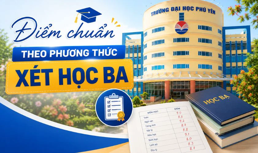 Điểm chuẩn Đại học Phú Yên 2026 theo học bạ