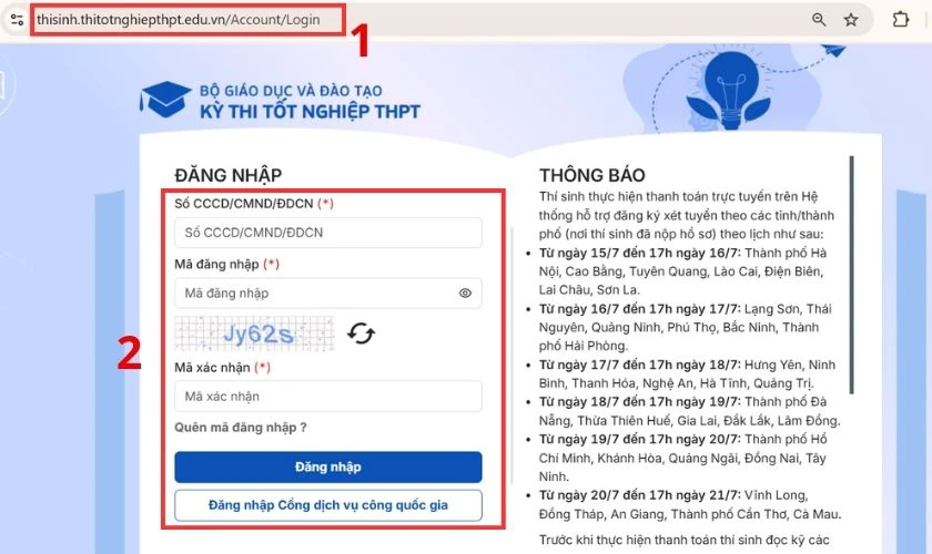 Cách tra cứu điểm chuẩn Trường Đại học Sư phạm Kỹ thuật TP.HCM