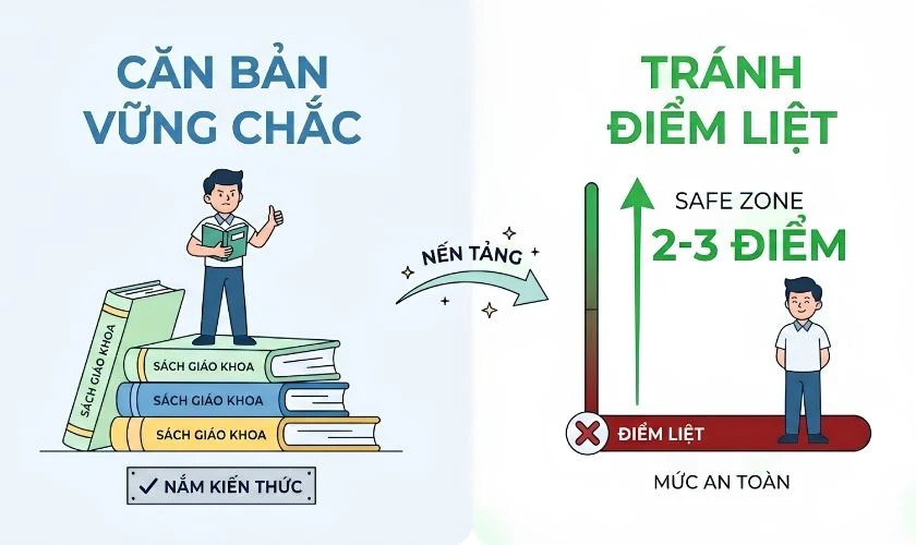 Bí quyết làm bài thi hạn chế điểm liệt trong kỳ thi tốt nghiệp THPT