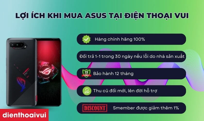 Mua điện thoại ASUS ch&iacute;nh h&atilde;ng, gi&aacute; rẻ tại Điện Thoại Vui