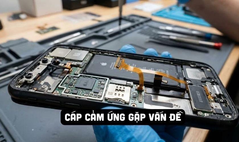 Cáp cảm ứng, socket hoặc linh kiện kết nối gặp vấn đề