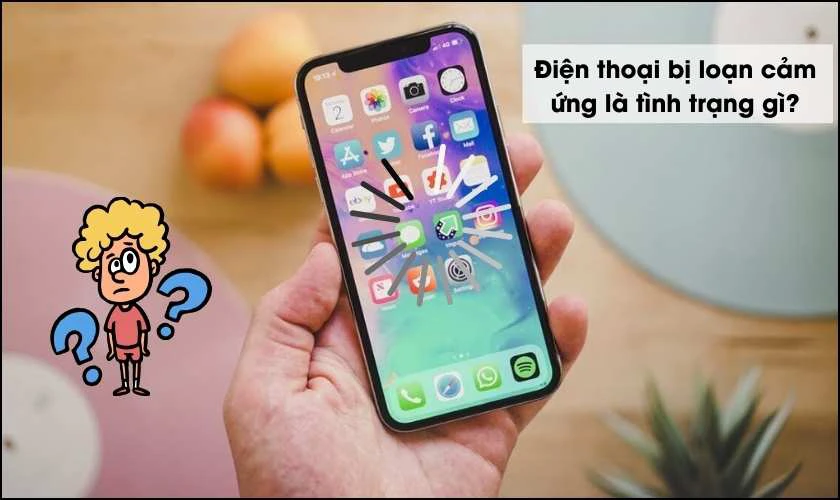 Điện thoại bị loạn cảm ứng là tình trạng gì?