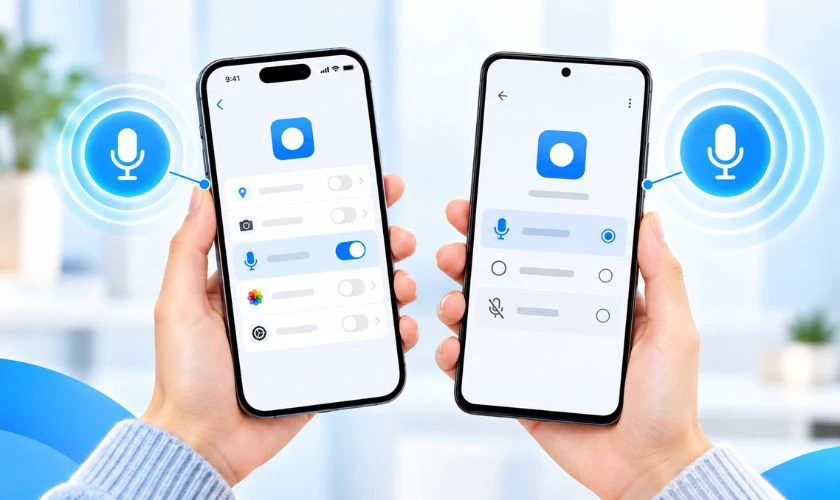 Kiểm tra cài đặt âm thanh và quyền micro