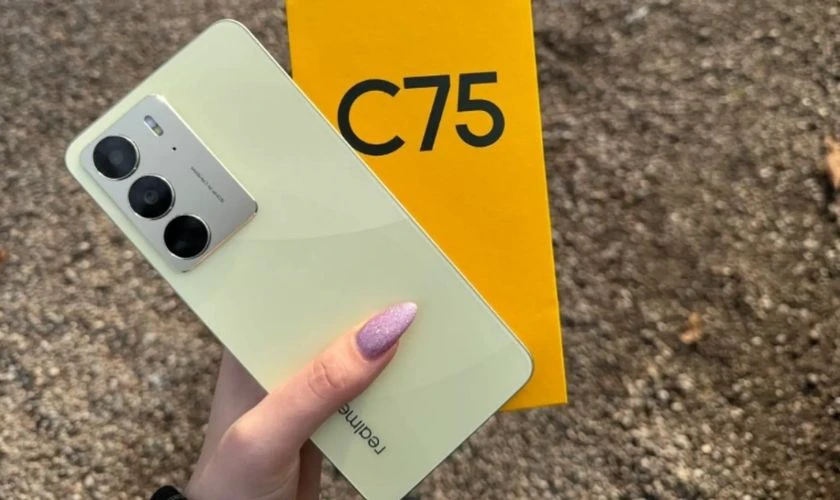 realme C75 nổi bật với viên pin lớn và khả năng sạc nhanh