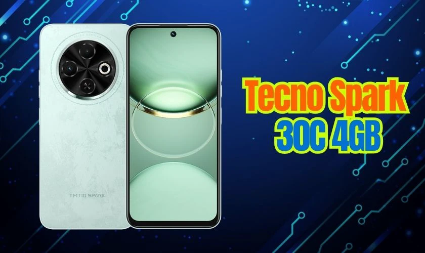 TECNO Spark 30C sở hữu màn hình 6.67 inch kết hợp tần số quét 120Hz