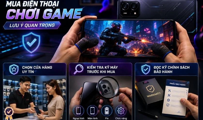 Lưu ý khi chọn mua điện thoại chơi game cấu hình cao
