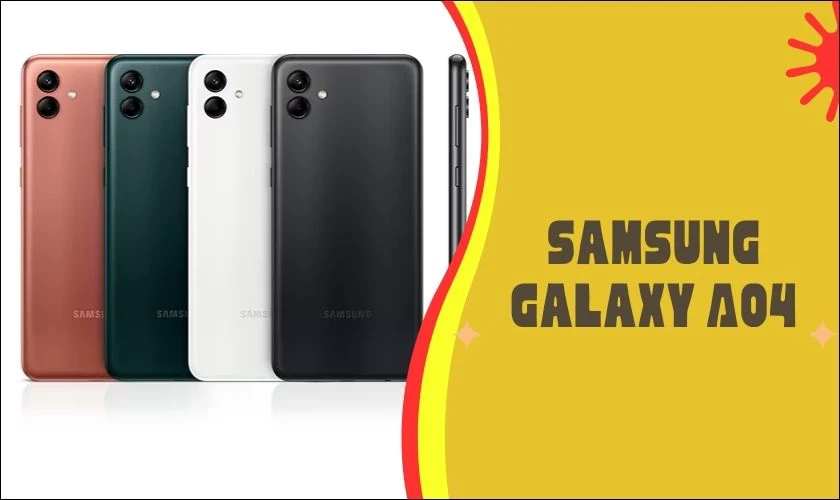 Samsung Galaxy A04 gi&aacute; rẻ