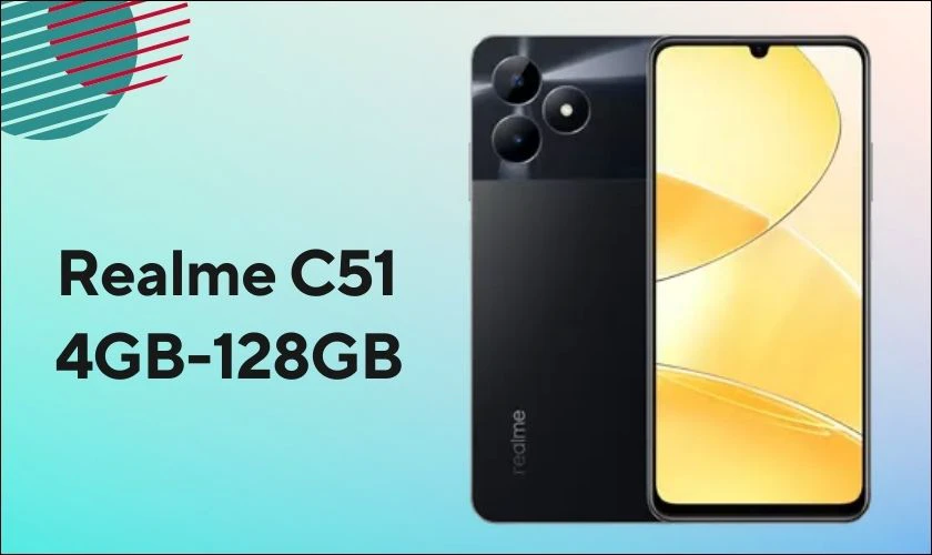 Điện thoại Realme C51 4GB-128GB chơi game gi&aacute; rẻ dưới 4 triệu