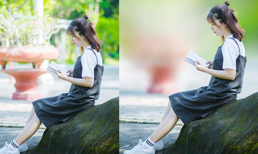 Sử dụng tính năng xóa phông để chụp ảnh chân dung đẹp