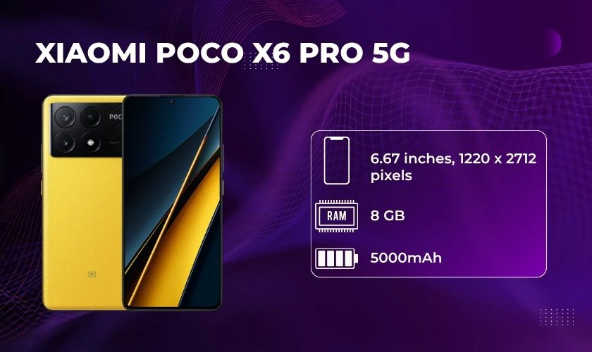 Xiaomi POCO X6 Pro 5G 8GB 256GB cũ