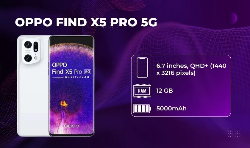 OPPO Find X5 Pro 5G 12GB 256GB cũ