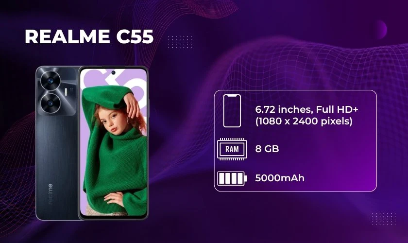 Realme C55 8GB 256GB cũ