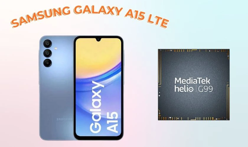 Điện thoại gi&aacute; rẻ cấu h&igrave;nh cao dưới 5 triệu - Samsung A15 LTE