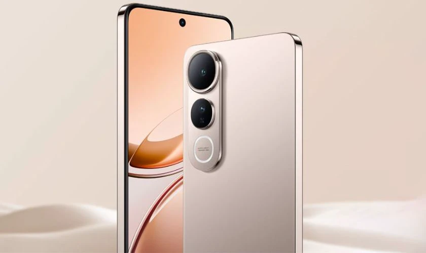 vivo V50 5G gây ấn tượng với thiết kế màn hình cong