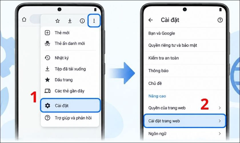 Chặn thông báo quảng cáo từ website nếu điện thoại hiện quảng cáo liên tục