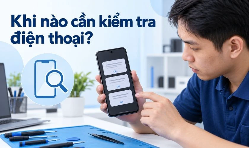 Khi nào nên mang điện thoại đi kiểm tra?