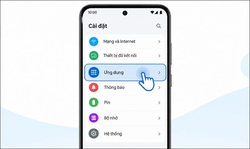 Tắt quyền hiển thị trên ứng dụng khác
