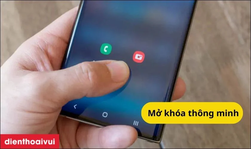 Bảo mật sinh trắc học và mở khóa thông minh