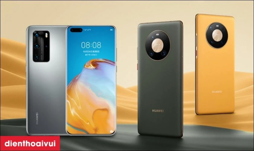 Thiết kế hiện đại, sang trọng của điện thoại Huawei