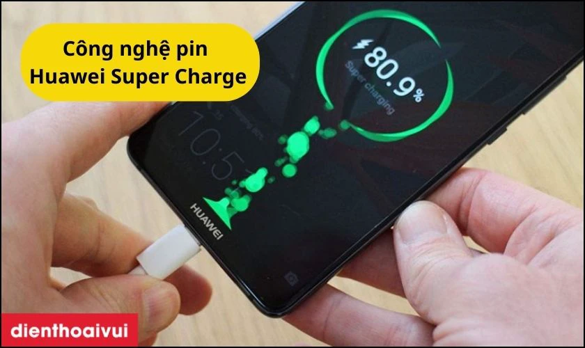 Công nghệ pin tiên tiến Huawei Super Charge