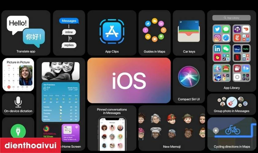 Hệ điều h&agrave;nh iOS ổn định v&agrave; nhiều tiện &iacute;ch