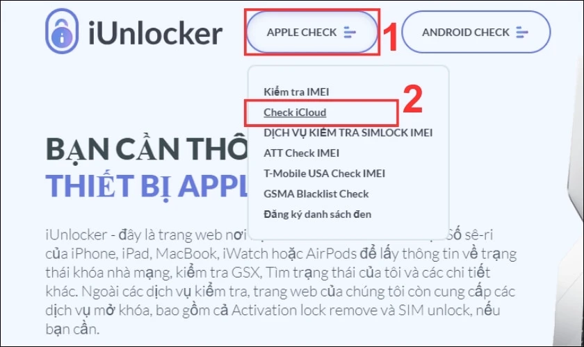 Làm sao để biết iPhone cũ đang mua có bị dính iCloud hay không?