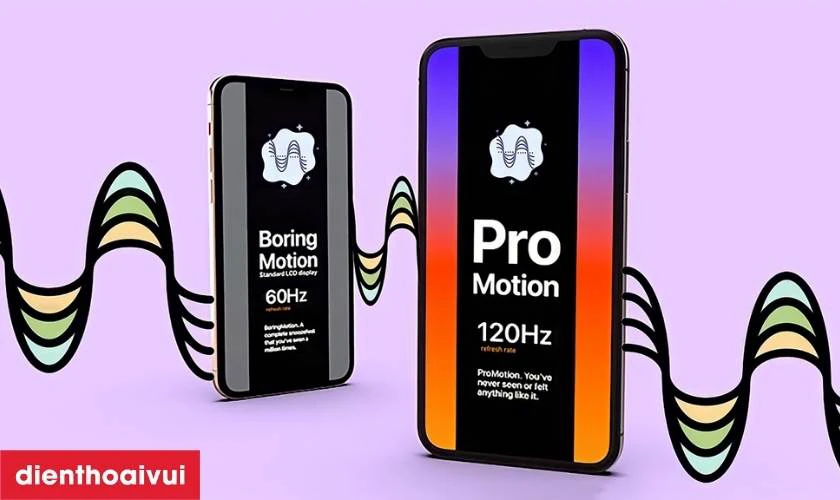 Mua điện thoại iPhone mới nhất dựa v&agrave;o tần số qu&eacute;t m&agrave;n h&igrave;nh