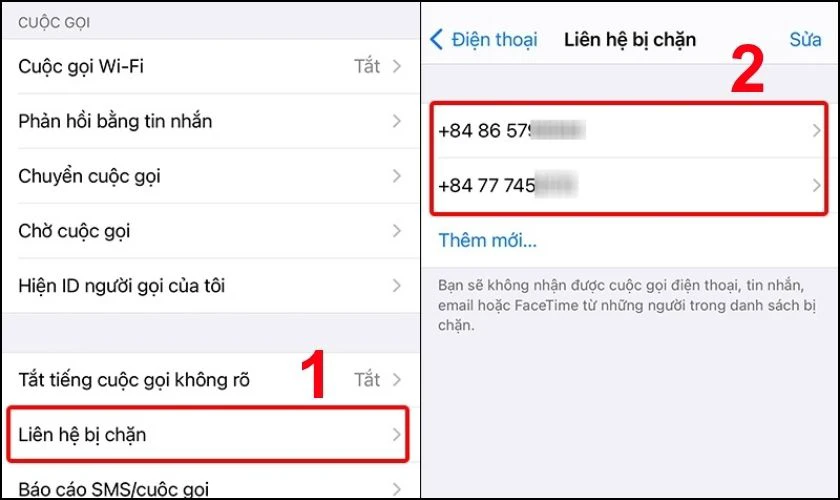 Kiểm tra số điện thoại có bị chặn không
