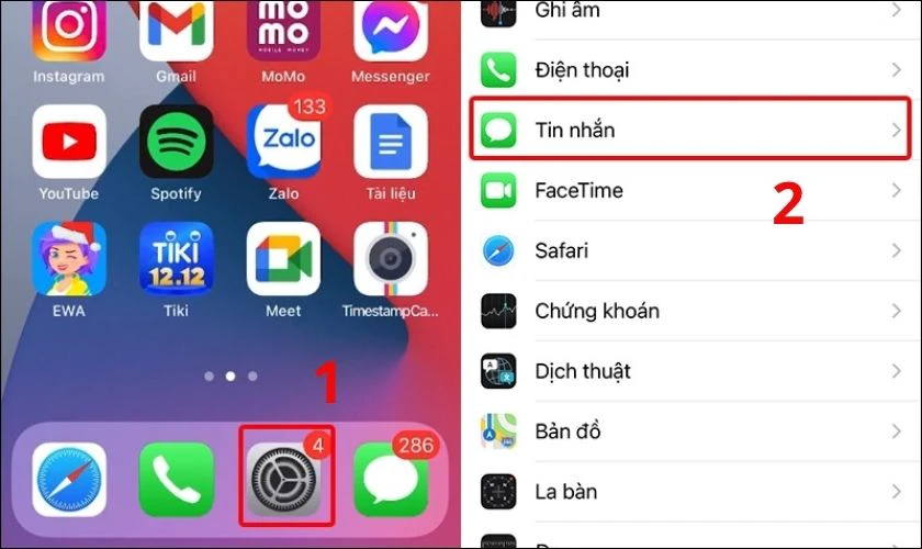 Kiểm tra cài đặt nhắn tin trên điện thoại Android