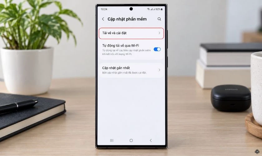 Khởi động lại điện thoại và cập nhật phần mềm