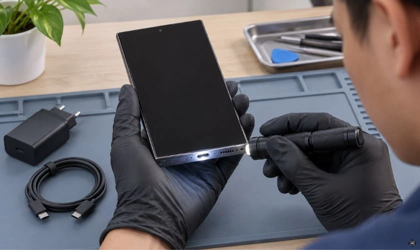 Đem máy đến cửa hàng sửa chữa uy tín