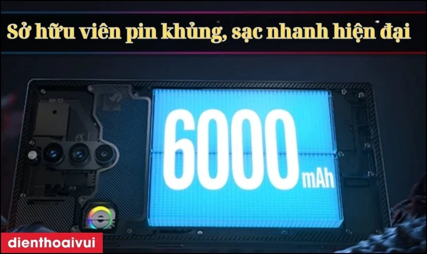 Sở hữu vi&ecirc;n pin khủng, sạc nhanh hiện đại