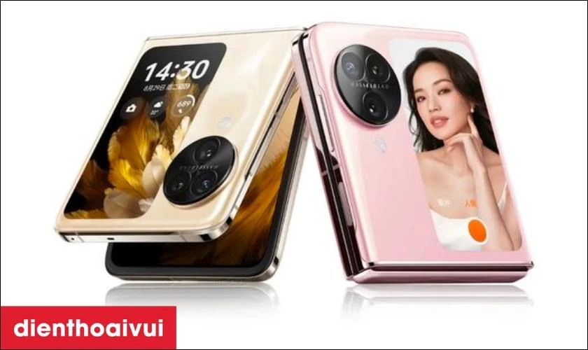 M&agrave;n h&igrave;nh gập độc đ&aacute;o, h&igrave;nh ảnh sắc n&eacute;t.&nbsp;
