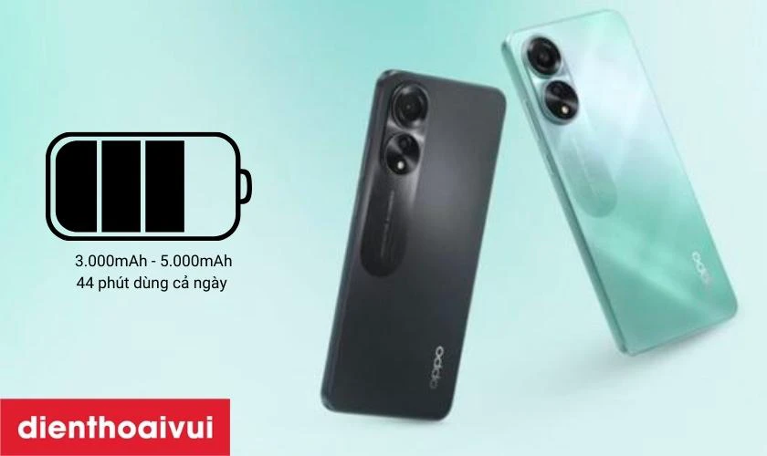 Dung lượng pin của điện thoại OPPO