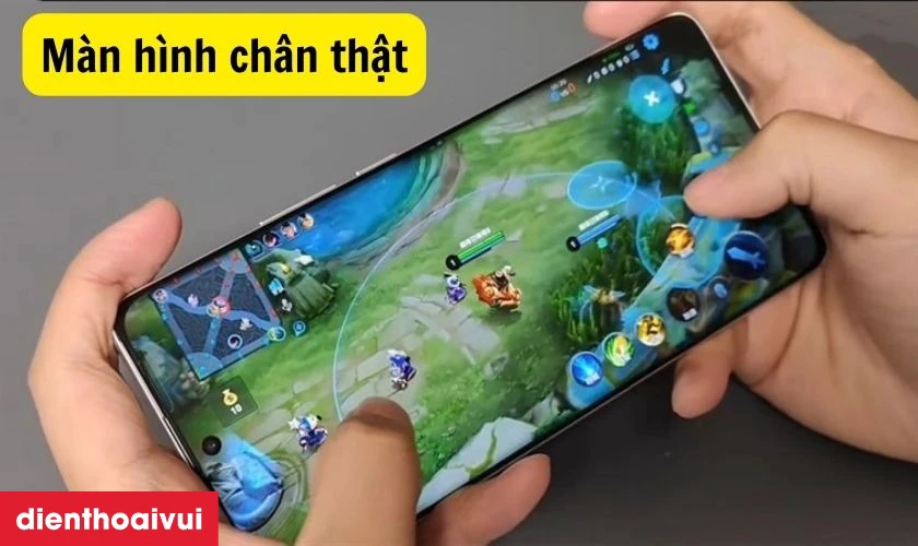 M&agrave;n h&igrave;nh sắc n&eacute;t, ch&acirc;n thật
