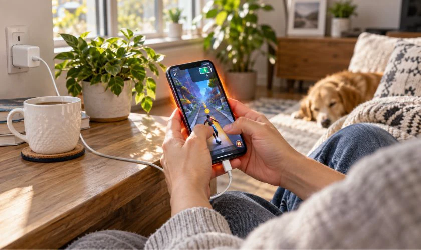 Thay đổi thói quen vừa sạc vừa sử dụng